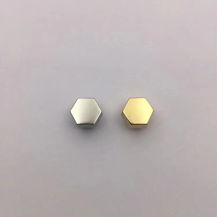 Wholesale Hexagon zinc alloy installing head screw back studs for leather belt