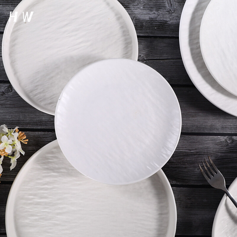 white dishware；japanese inspired dinnerware；white ceramic dinnerware