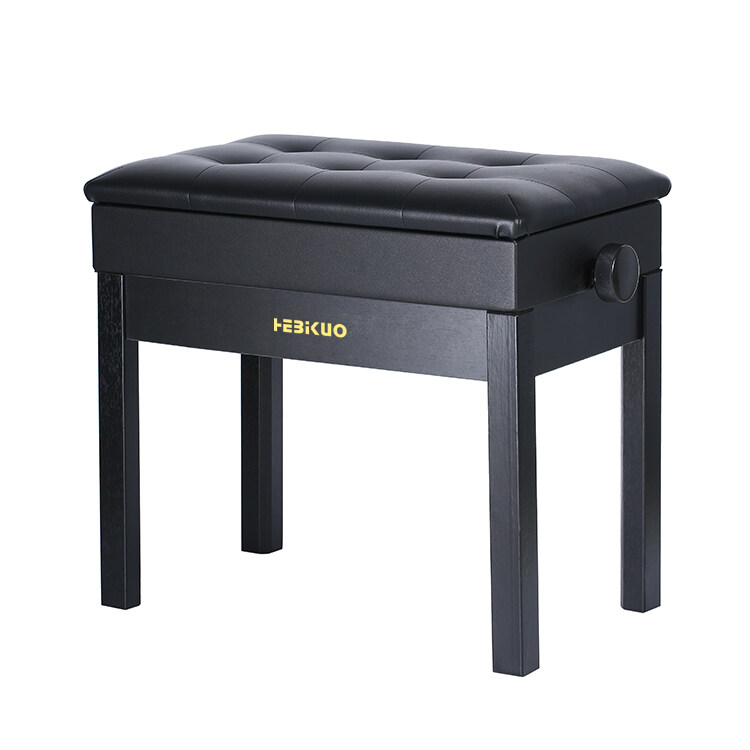 Hydraulic Lift PU Leather Keyboard Stool: Comfortable Adjustable Piano Chair Bench