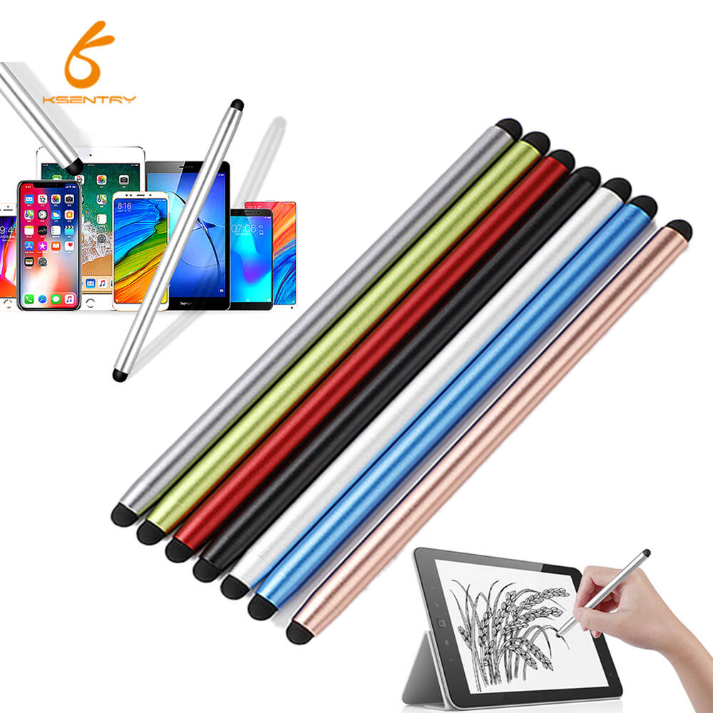 Hot Selling Passive Double Sides Digital Smart Board Novelty Stylus Pen With Custom Logo Disc Tip Smart Stylus Pen