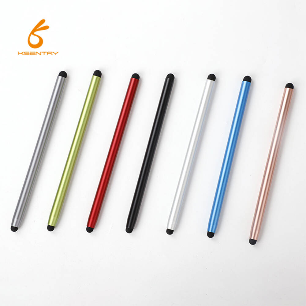 Universal Double Sides Precision Stylus Pen 2 in 1 Fiber Disk Sucker Capacitive Disc Touch Screen for ipad Android table case