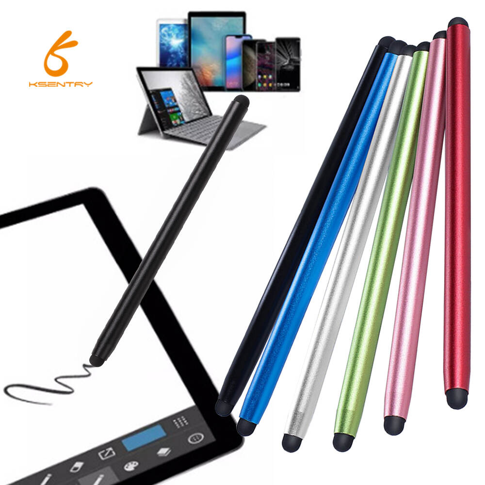 Manufacturer Double Side Tip Metal Aluminium Universal Tablet Stylus Pen for Apple iPad Android Capacitive Touch Screen Pencil