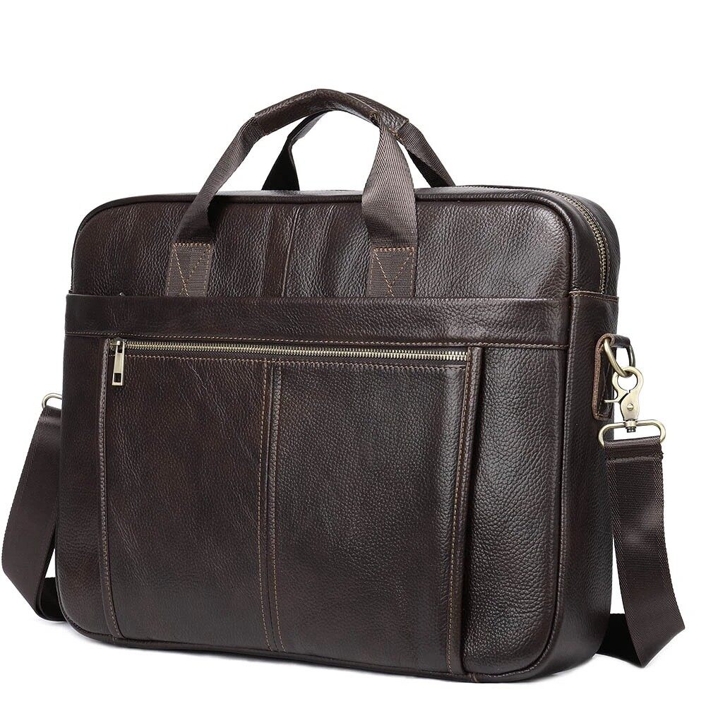 Men's Briefcases Genuine Leather Messenger Bags-copy