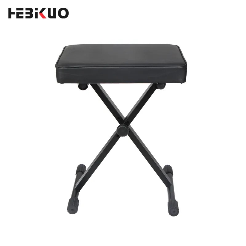 "HIGH-QUALITY AND ADJUSTABLE Leather Sponge Keyboard Bench: Your Perfect Solution for Comfort and Convenience!"