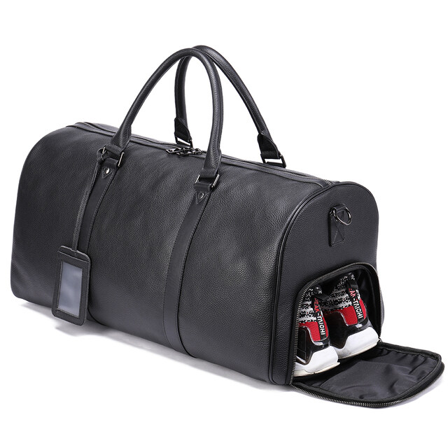 Genuine Leather Travel Bag For Men Hand Luggage Bag