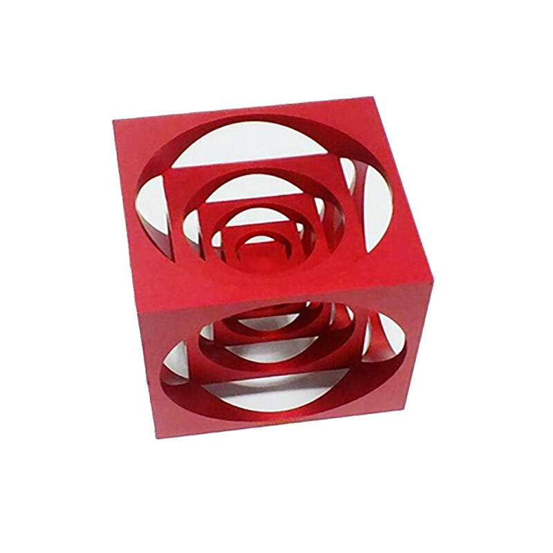 Intricate Cube CNC Part