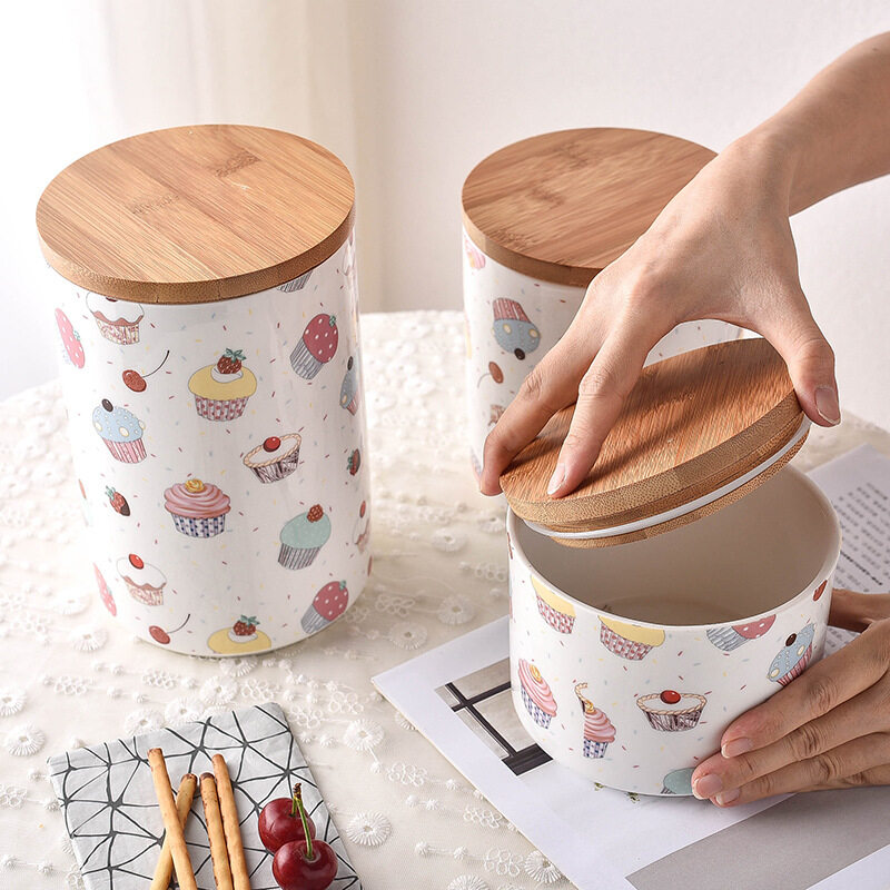 white ceramic canisters; bulk spice containers; airtight spice jar