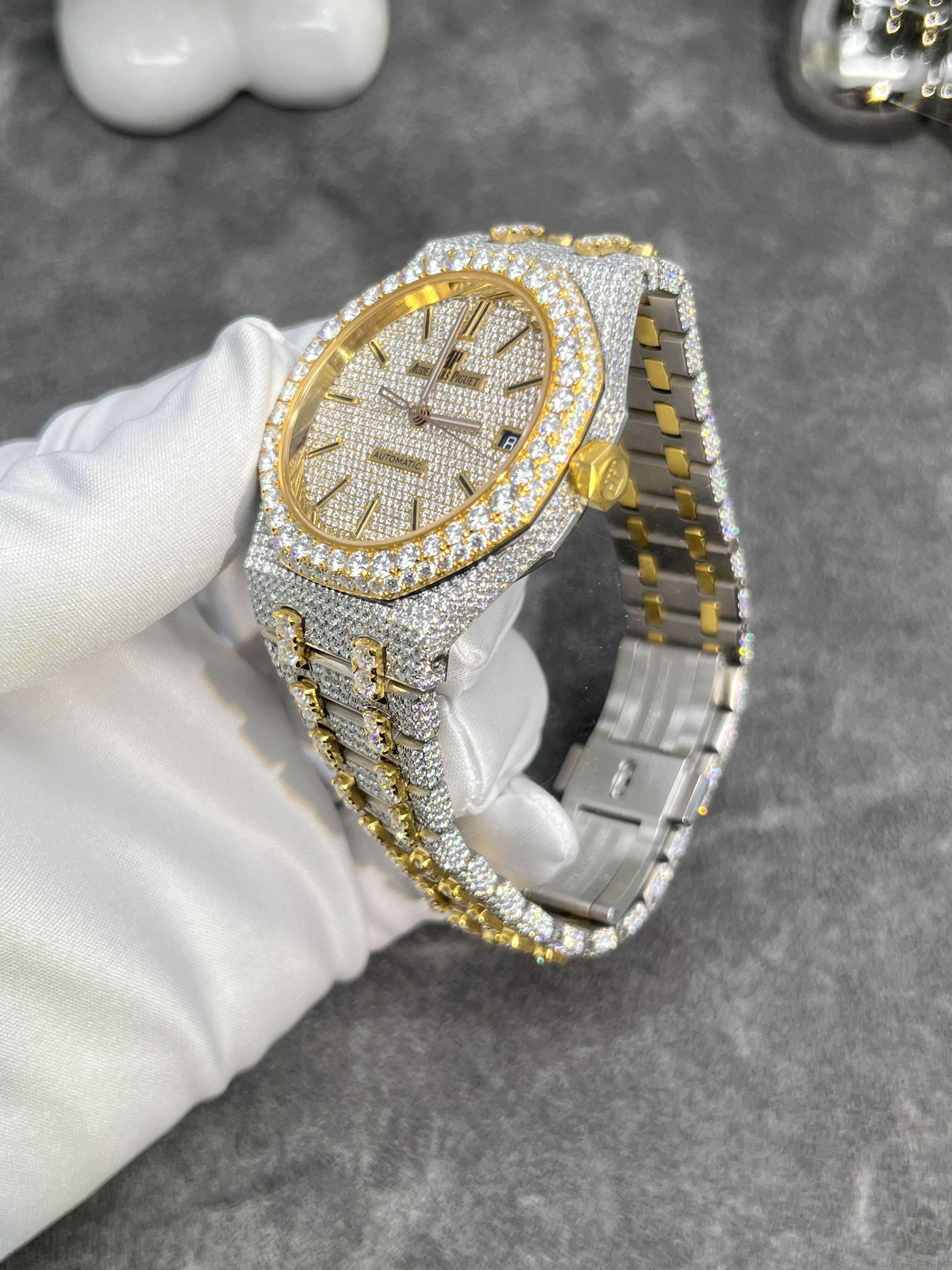 AP Moissanite diamond watch for man