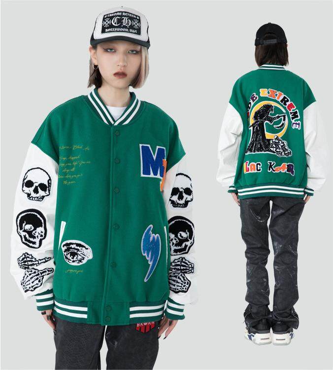 Custom Design Baseball Unisex Jacket