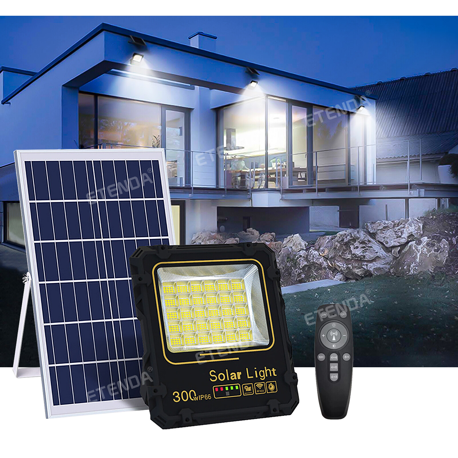Solar Floodlight（ETD-RW50W-400W）