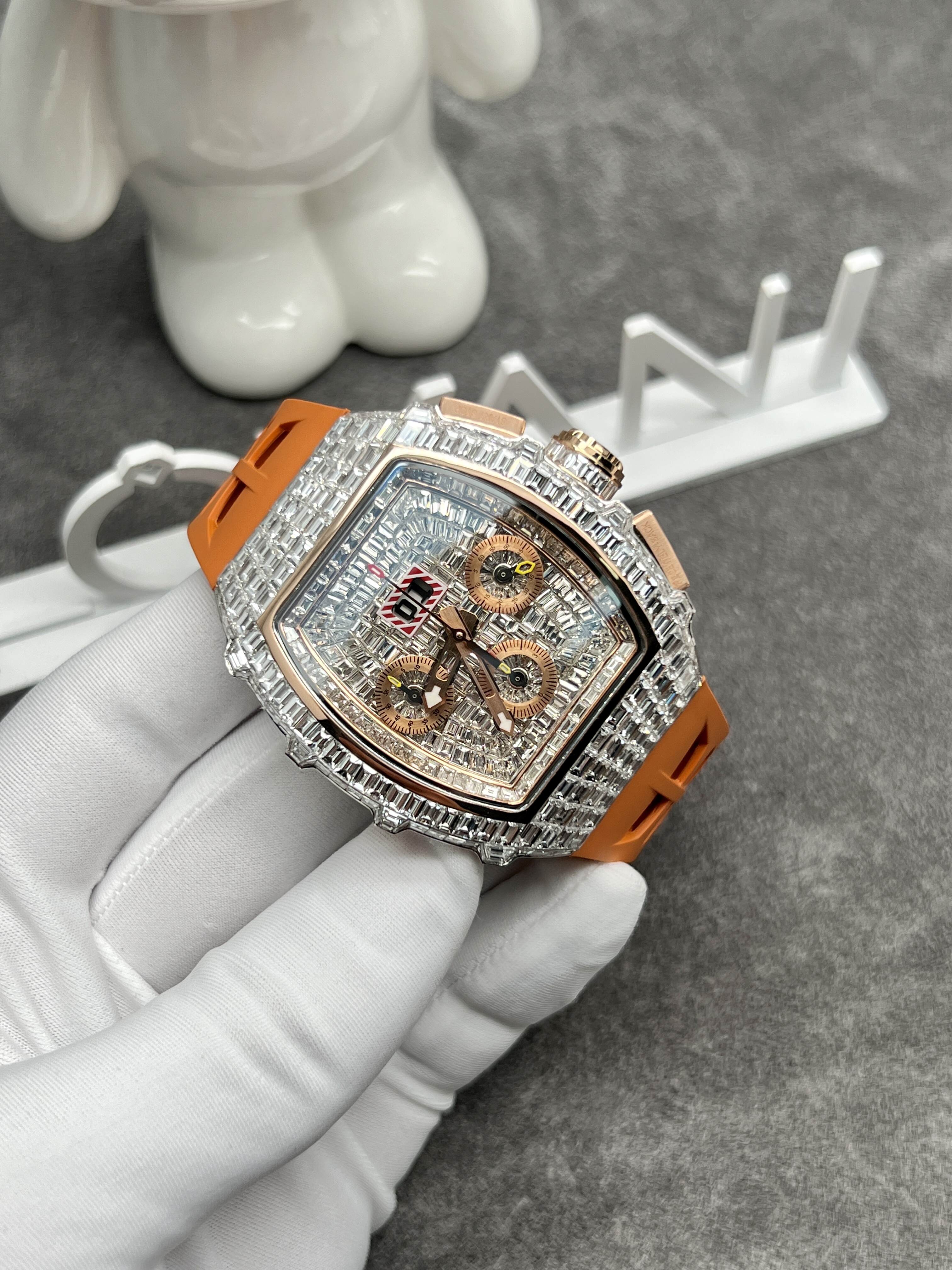 Richard Miller diamonds watch for man