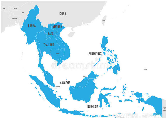 China to Southeast Asia