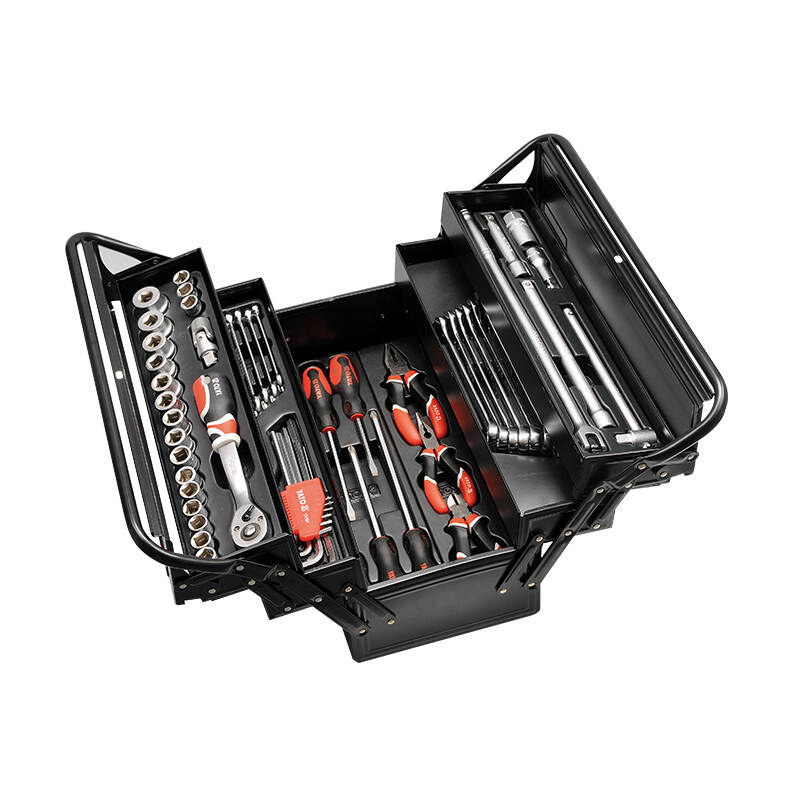 Tool Box With Tools 63pcs