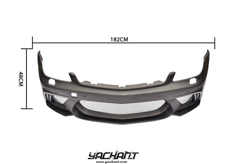 YCMBCLS033FRP 2005-2010 Mercedes Benz W219  CLS Sedan Wald Black Bison Edition Style Front Bumper FRP (45).jpg