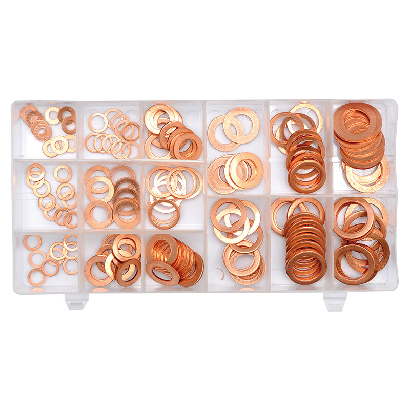 Copper Washers Assortment 150 Pieces