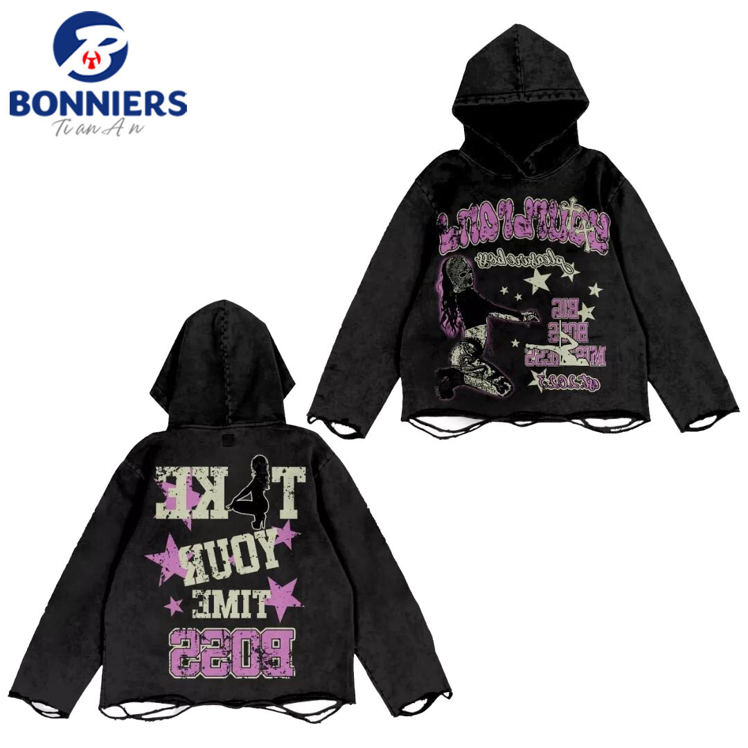 OEM men hoodies，wholesale Washed hoodie,China DTG Printing Hoodies