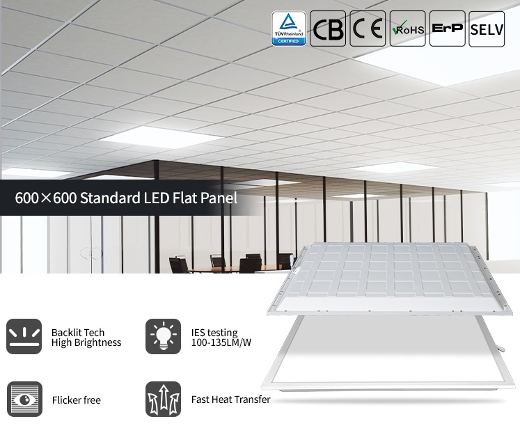 China Led Panel Light 600x600 Factory