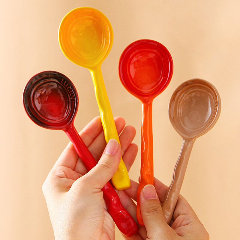 serving spoons；ceramic spoon;  spoon factory