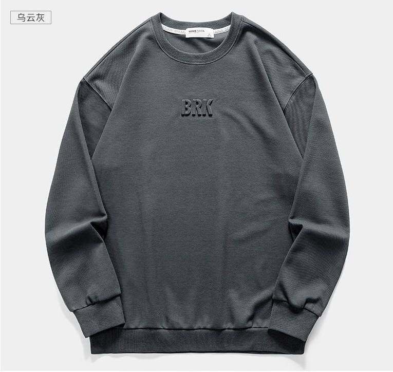 Heavy Duty 100% Cotton Custom 3D Embossed Logo Sweatshirt Hoodie For Men