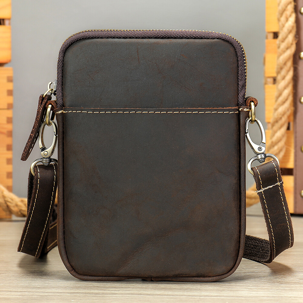 Genuine Leather Men's Bag Shoulder Bag Crossbody Bags Messenger Bag