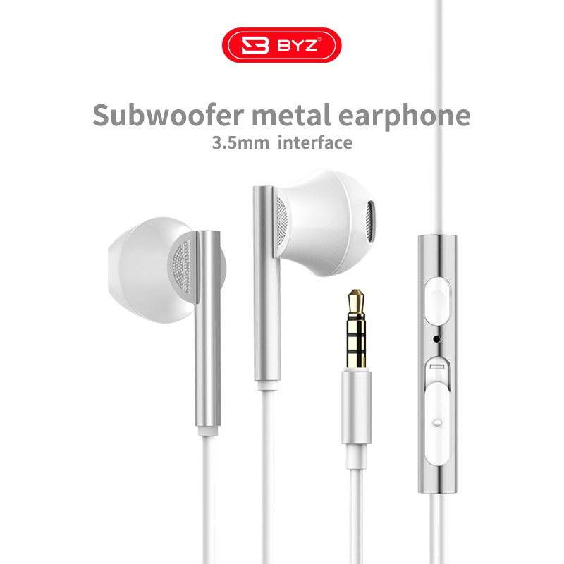 BYZ; HappyAudio; bedrade oordopjes met mikrofoon; bedrade oortelefoonvervaardigers; OEM -oorfone; Groothandel oorfone; China elektroniese vervaardigingsdienste;