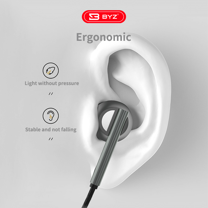 BYZ; Happyaudio; wired earbuds with mic; wired earphone manufacturers; oem earphones; Wholesale Earphones;china electronic manufacturing services;
