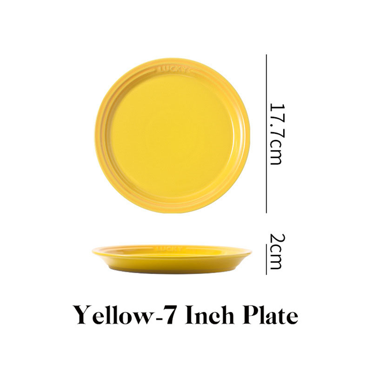 Colorful Catering Plates Microwave Safe Dinner Plate Bulk