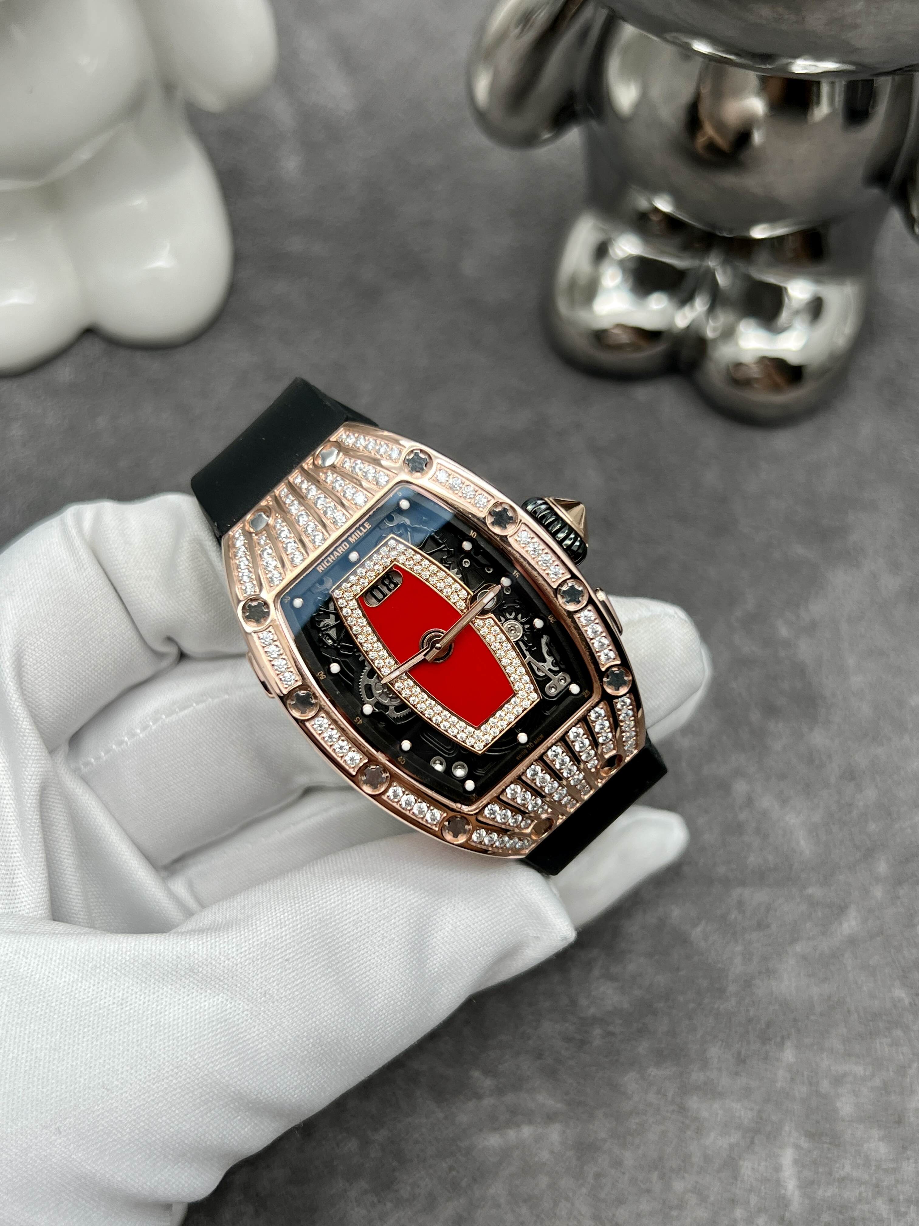 richard mille diamond watch RM037 updated for women