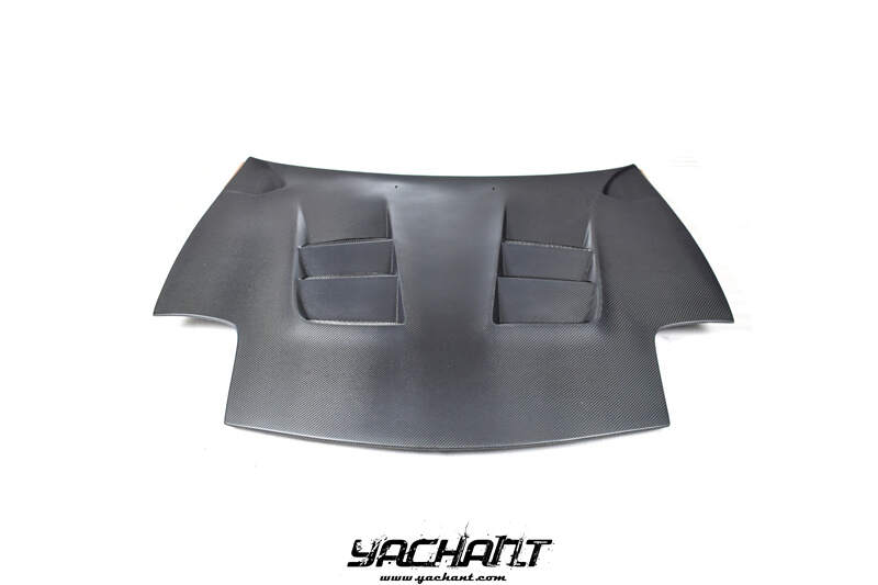 YCMD034MCF 1992-1997 Mazda RX7 FD3S RE-Style Hood Bonnet CF Matte Finish (2).jpg