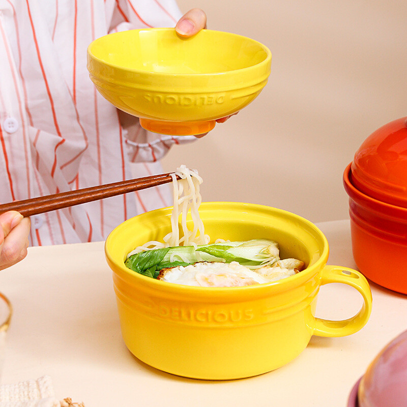 ceramic bowl large; ramen bowl with chopsticks; ramen bowl