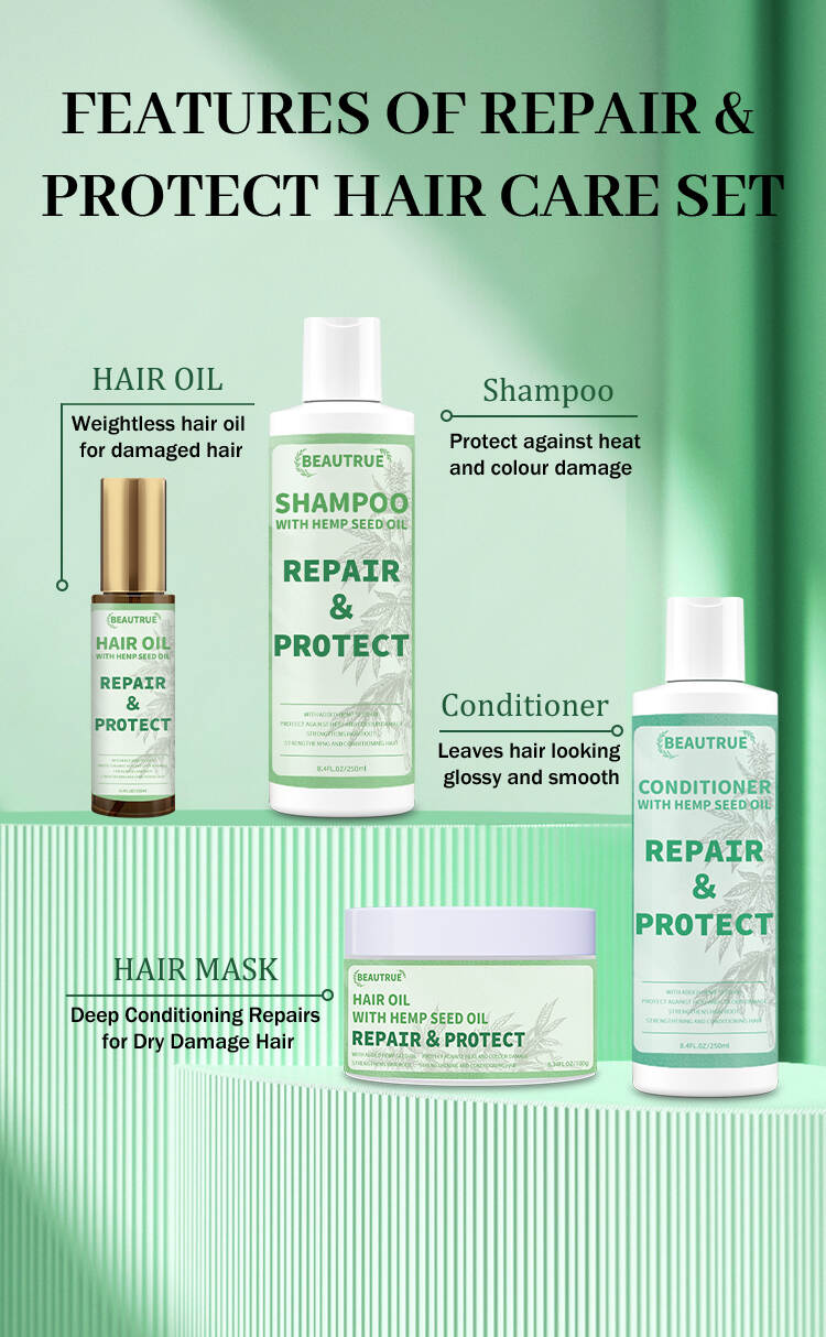 hair care; shampoo; repair hair;Repair and Protect Hair Care Set;