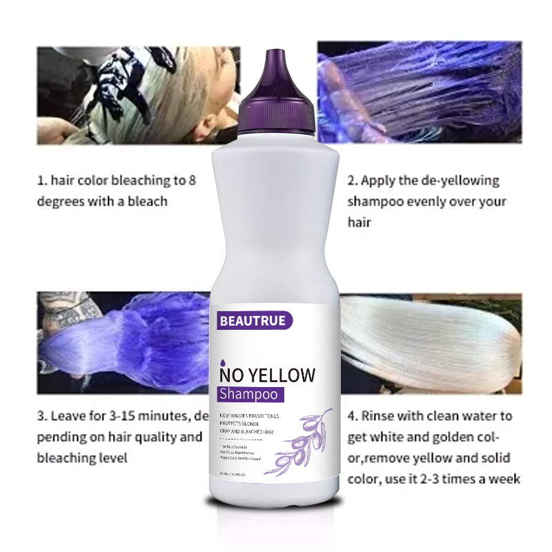 Purple Shampoo; Anti-yellow shampoo, hair shampoo,