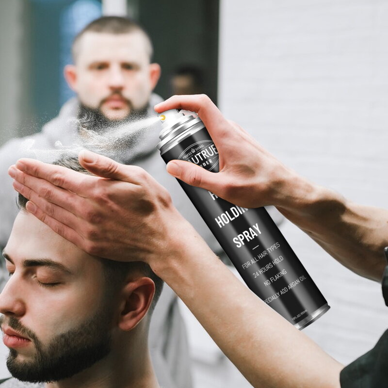 YOUR LOGO Hair Holding Spray for Extreme Hold Long-Lasting All-Day Hold Safe for All Hair Types