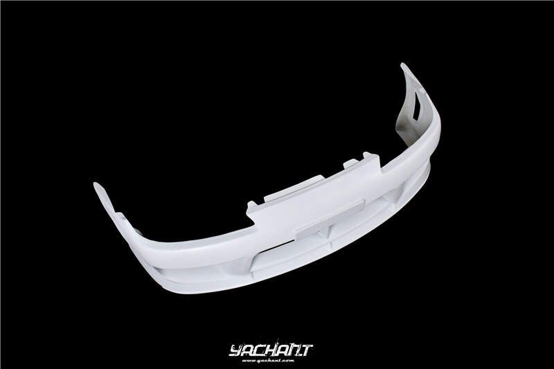 YCS15054LFRP 1999-2002 Nissan S15 Silvia AERO Style Front Bumper without Fog Lamp Holes FRP (3).jpg