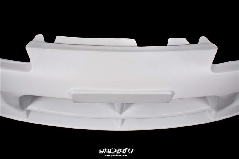 YCS15054LFRP 1999-2002 Nissan S15 Silvia AERO Style Front Bumper without Fog Lamp Holes FRP (6).jpg