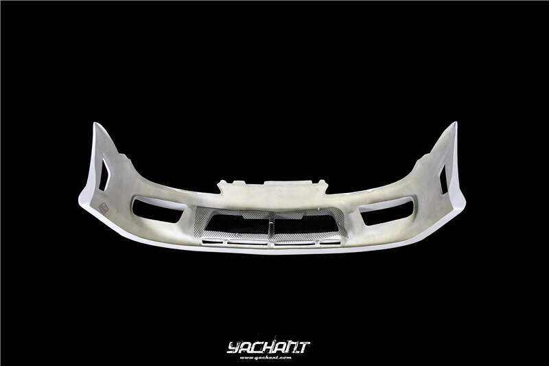 YCS15054LFRP 1999-2002 Nissan S15 Silvia AERO Style Front Bumper without Fog Lamp Holes FRP (9).jpg