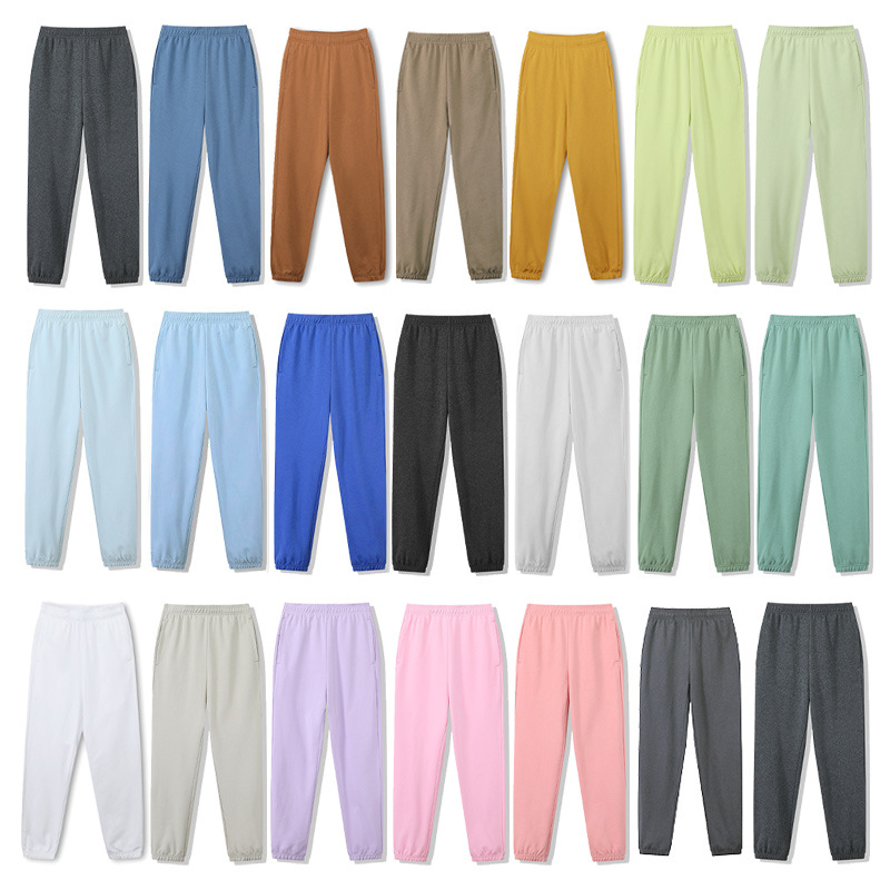 Wholesale 100% Cotton SportsWear  Sports Chenille Embroidery Sweat pant Male Mens Joggers