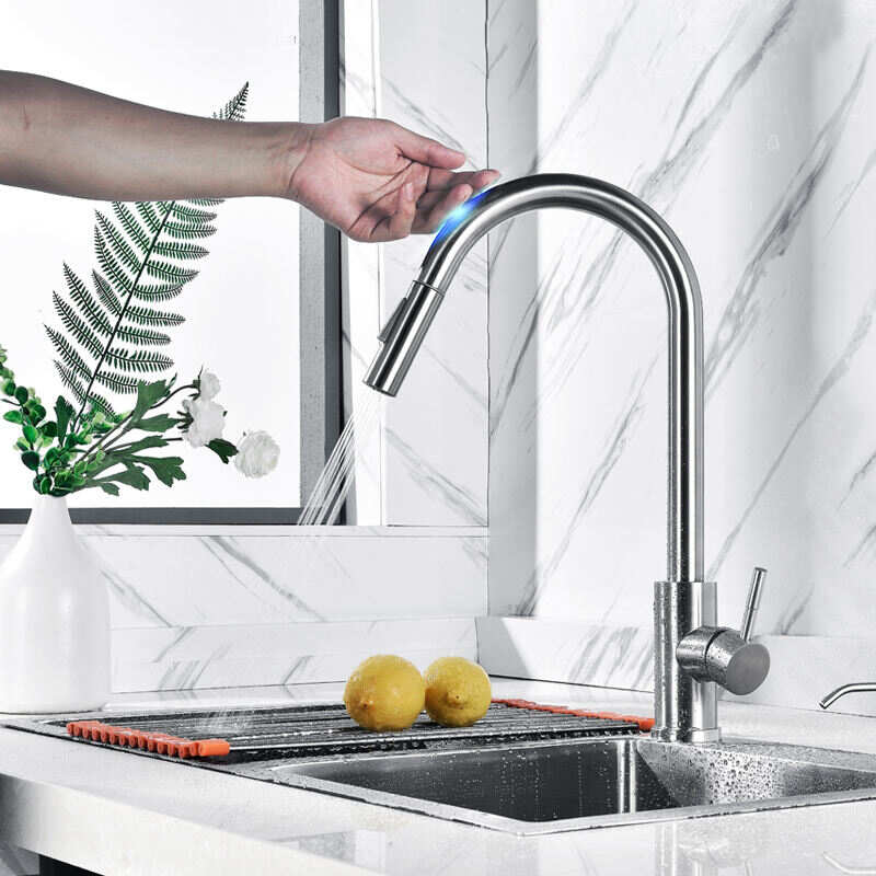 Sensor Kitchen Faucet with Pull Down Spray