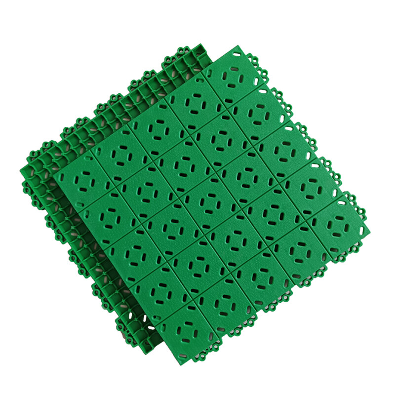 ZB003-Outdoor Plastic Ati Skid Interlocking Floor Tiles