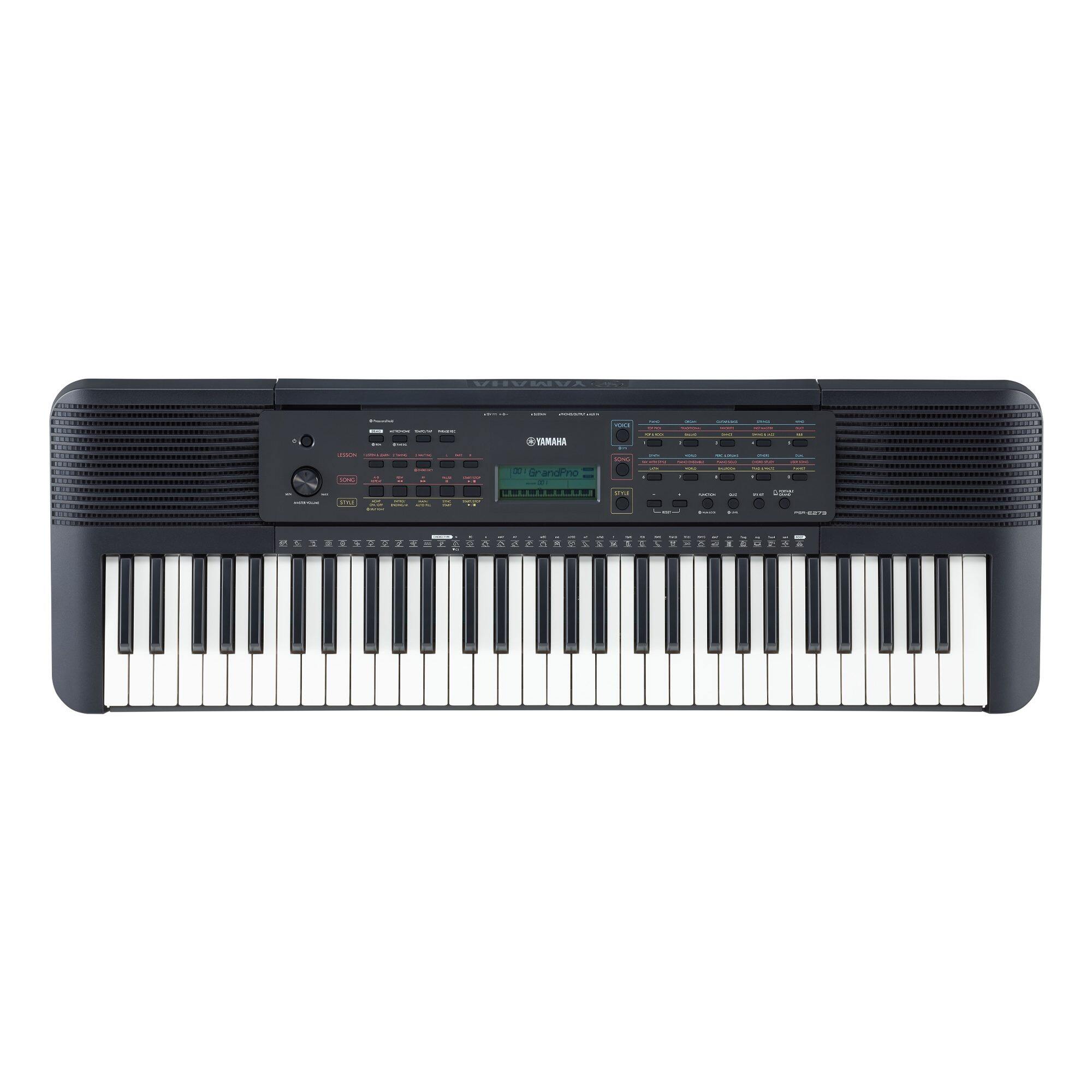 Teclado digital de piano 61 Instrumento eletrônico portátil de chave com suporte