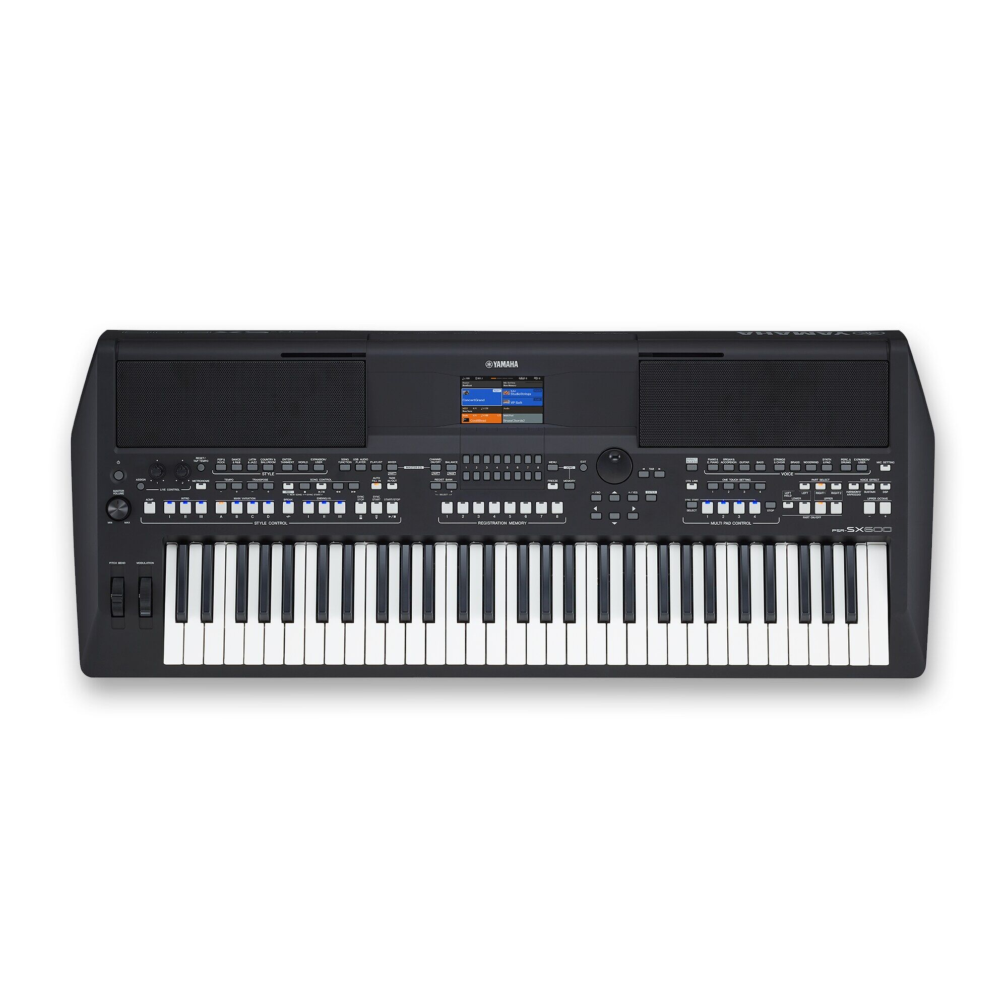 61 key high-quality music experience, multifunctional sound pad, powerful performance keyboard