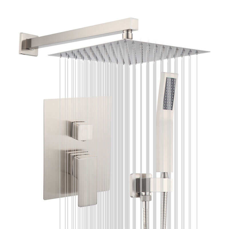 Shower Set with Rainfall and Hand Spray Function