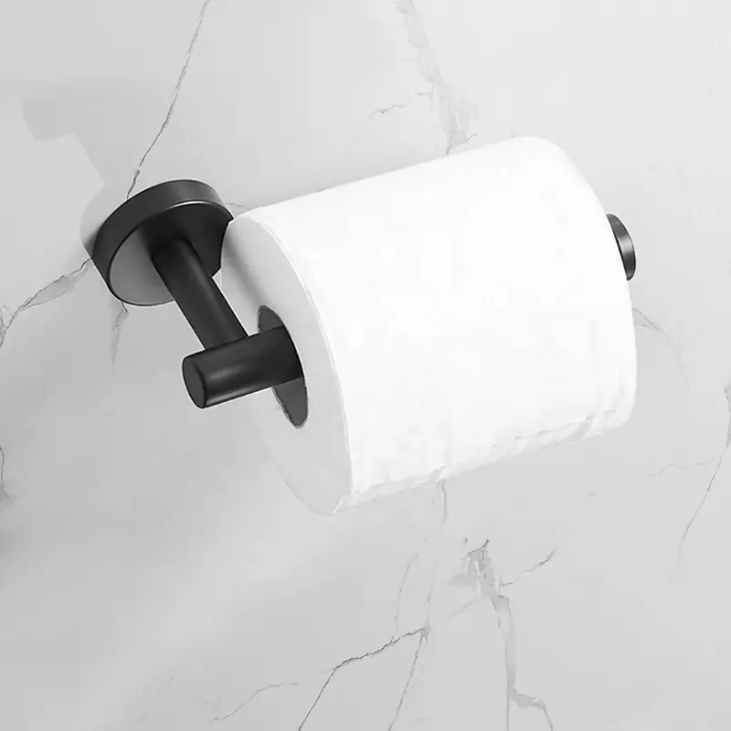 Black and Gold Bathroom Accessories Set Suit for Most Family Bathroom