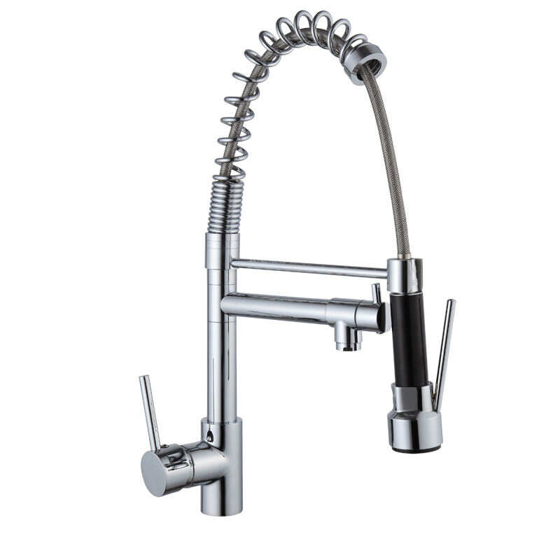 2024 Classic Spring 360° Rotated Kitchen Faucet with Pull-Out Function
