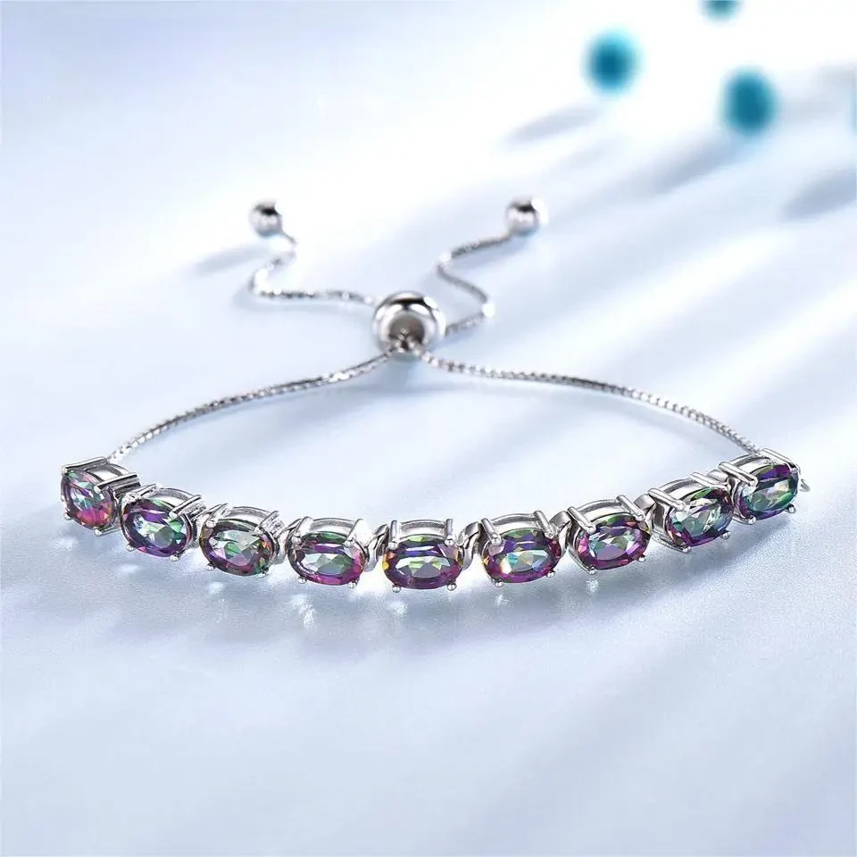 The Enchanting Elegance of a Rainbow Mystic Topaz Bracelet