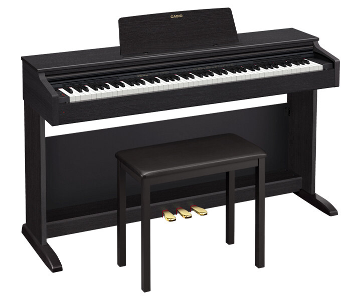 88 key full tone restored grand piano, second-generation three sensor progressive weight keyboard
