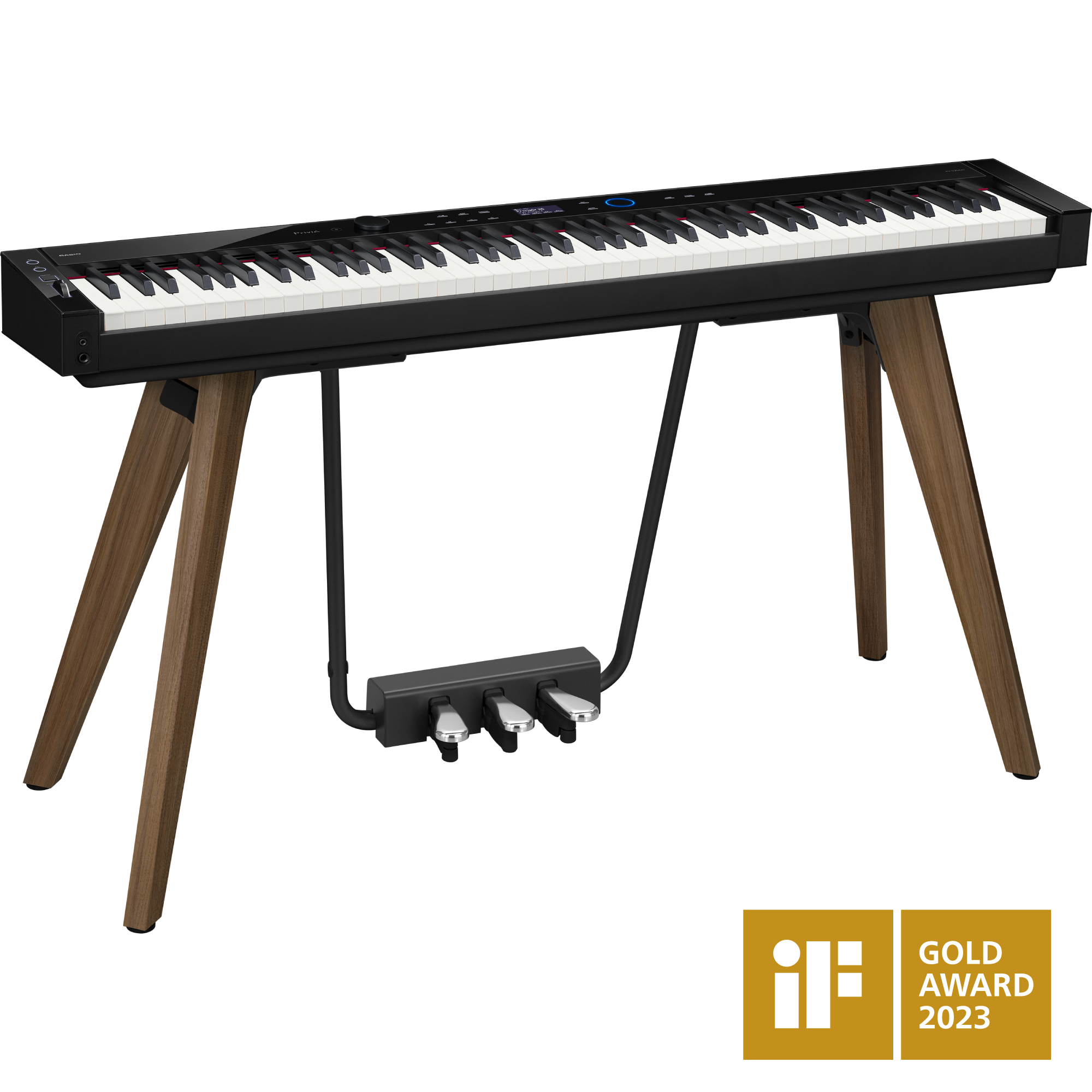 88 key 360 ° aesthetic concept with integrated design of pedal and piano stand keyboard
