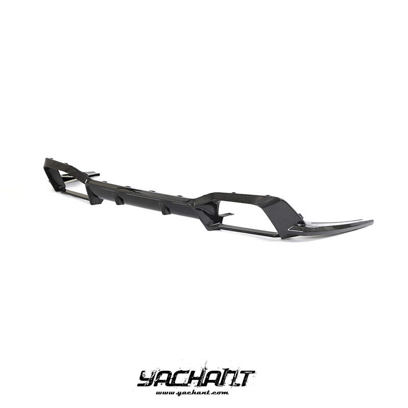 YCBMX4001LCF 2019-2021 BMW X4M F98 3D Design Style Rear Diffuser Lip CF (4).jpg