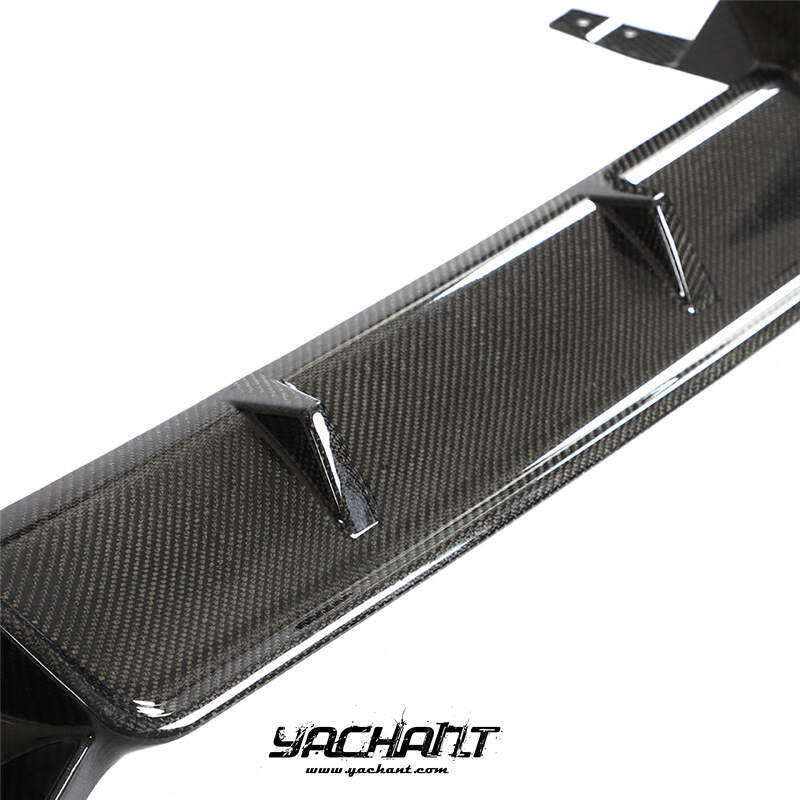 YCBMX4001LCF 2019-2021 BMW X4M F98 3D Design Style Rear Diffuser Lip CF (6).jpg