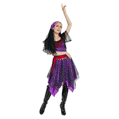 Carnival Adult Traditional Fortune Teller Gypsy Cosplay Costume 093949